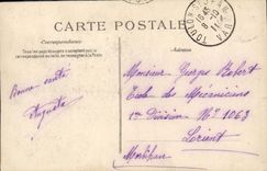 VINTAGE POSTCARD Bateau Catastrophe of Freedom Toulon Cercueils transfer onto a mounting of mountain