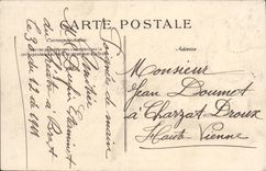 VINTAGE POSTCARD Boat Catastrophe of Toulon Freedom the president of the Republic