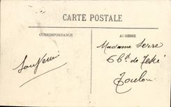 VINTAGE POSTCARD Boat Catastrophe of Freedom Toulon Speech of Mr  Fallieres president of the Republic