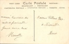 Catastrofe del barco de la POSTAL de la VENDIMIA del obispo de Toulon Mgr Guillibert de la libertad de Frejus