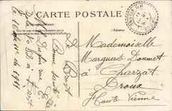 Entierro nacional del barco de la POSTAL de la VENDIMIA de las victimas de la catastrofe de los almirantes de la libertad de Toulon según la procesion