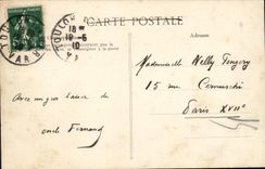 VINTAGE POSTCARD Bateau Freedom Armours D squadron