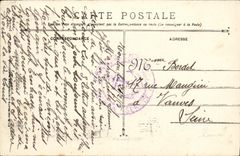 VINTAGE POSTCARD Bateau Catastrophe of Freedom Toulon Catastrophe Of prompt help are organize with lagrande mature building sites