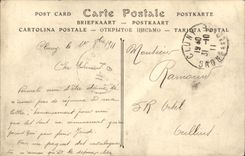 VINTAGE POSTCARD Boat Catastrophe of Freedom stray Toulon L letting see the reversal of the armor