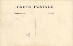 Real photo Boat Catastrophe of Freedom stray Toulon L letting see a turret and a gun turns over