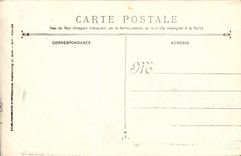 VINTAGE POSTCARD Bateau Catastrophe of Toulon Freedom the late chechmate is cut down on the turret