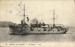 VINTAGE POSTCARD Boat the foudr