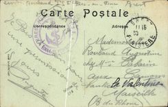 VINTAGE POSTCARD Boat the foudr