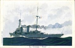 VINTAGE POSTCARD Boat the Fich cruiser