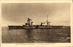 VINTAGE POSTCARD Bateau the cruiser armours Foch