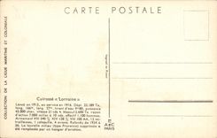 VINTAGE POSTCARD Bateau Haffner Armours Lorraine