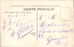 VINTAGE POSTCARD Marine Boat Lorraine Cuirasse has Turbines