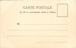 VINTAGE POSTCARD Bateau Souvenir of the naval action Paris Carries Terns Old Bffalo the bridge of Massena