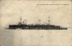 VINTAGE POSTCARD Bateau Massena Armours D Escadre squadron of north