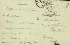 VINTAGE POSTCARD Boat Destroyer D squadron Leblanc Sailor