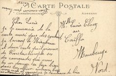 VINTAGE POSTCARD Bateau Dreadnoughts Mirabeau Cuirasse D squadron has turbines