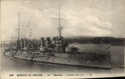 VINTAGE POSTCARD Bateau Mirabeau Armours D squadron