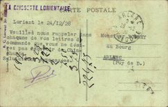 VINTAGE POSTCARD Bateau Armours Mirabeau