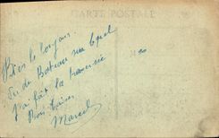 VINTAGE POSTCARD Boat S Mustapha II French auxiliary cruiser of 1st rank