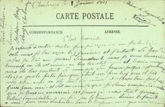 VINTAGE POSTCARD Boat American Cruirasse New Hampshire in roads of Cherbourg