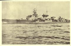 MODERN CARD Boat Kreuzer Nurnberg