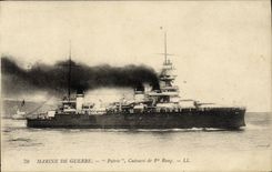 VINTAGE POSTCARD Bateau War Fatherland Armours 1st rank