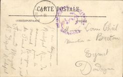 VINTAGE POSTCARD Bateau War Fatherland Armours 1st rank