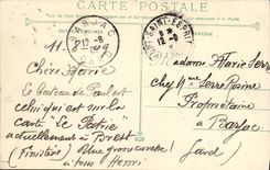 VINTAGE POSTCARD Boat War the Fatherland Flagship