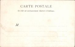 VINTAGE POSTCARD Boat War Pothuau Cruiser of 1st rank