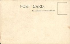VINTAGE POSTCARD Bateau War HMS Renown has hand has cards one deck
