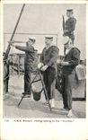 VINTAGE POSTCARD Boat War HMS Terrible Renown Heliographing to the