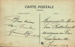 VINTAGE POSTCARD Bateau War Republic Armours 1st rank