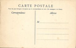 VINTAGE POSTCARD Bateau War the shark Garde dimension armours