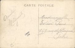 VINTAGE POSTCARD Boat War Cherbourg L arsenal the shark