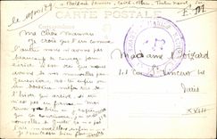 VINTAGE POSTCARD Boat War Rhine