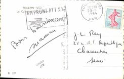 MODERN CARD Bateau Toulon War armours It Richelieu