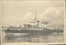 VINTAGE POSTCARD Boat War Simon Destroyer