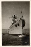 CPSM Boat Toulon War the Suffren cruiser