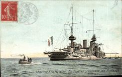 VINTAGE POSTCARD Bateau War Armours 1st classeSuffren