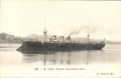 VINTAGE POSTCARD Boat War Taye cruiser of 1st class