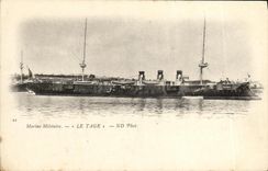 VINTAGE POSTCARD Boat War Tage