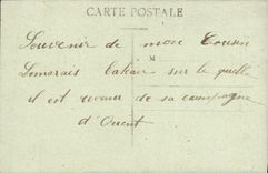 VINTAGE POSTCARD Boat War Countryside D the East 1914 1918 Tchihatchoff Russian auxiliary Cruiser