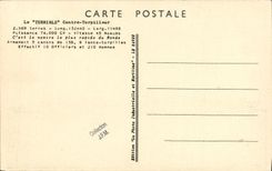 VINTAGE POSTCARD Boat War the Terrible one Against destroyer