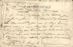 VINTAGE POSTCARD Boat War Tourville School of cannonading