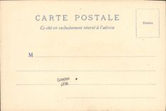 VINTAGE POSTCARD Boat War Sloop destroyer Salvo Arrow Scraping knife Sainte Barb