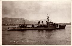 VINTAGE POSTCARD Boat War Toprilleur D squadron Tramontana