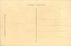 VINTAGE POSTCARD Boat Cherbourg War the Trombe destroyer