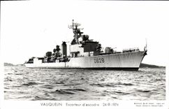 MODERN CARD Boat War Vauquelin Escort ship D squadron