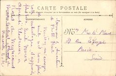 VINTAGE POSTCARD Bateau War Vergniaud Cuirasse D squadron has turbines