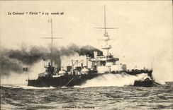 VINTAGE POSTCARD Bateau War Armours Truth